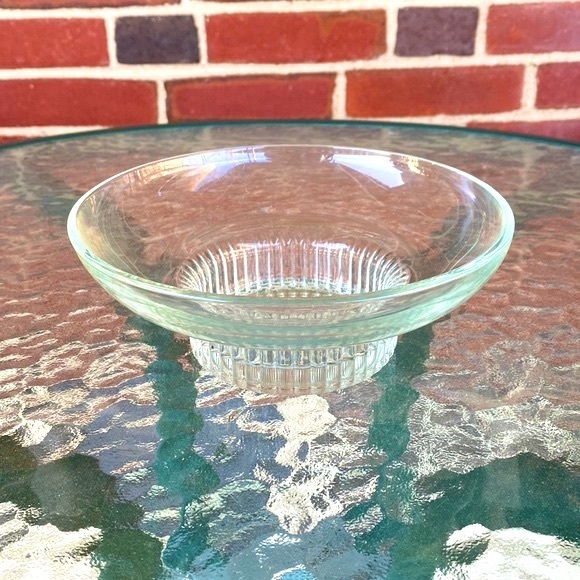 Accents Vintage Round Clear Glass Large Candy Dish Poshmark